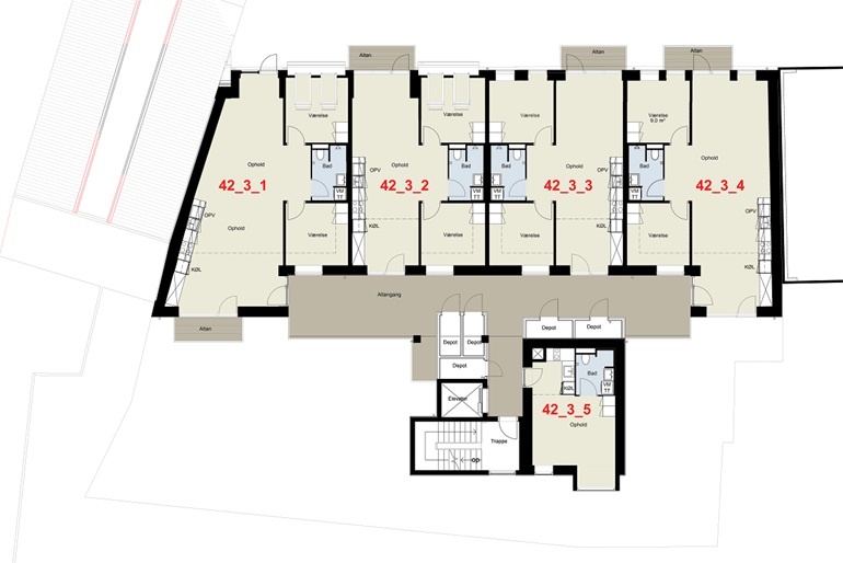 Lejlighed på 49 m2 i Odense C, Vesterbro 