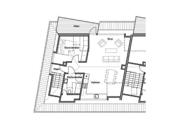 Lejlighed på 76 m2 i Odense C, Thurøgade 