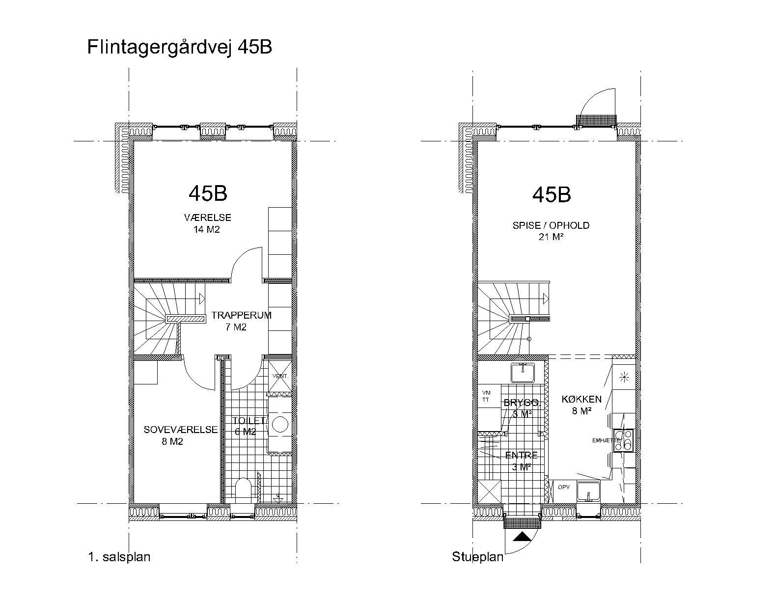 Lejlighed på 88 m2 i Odense SV, Flintagergårdvej 