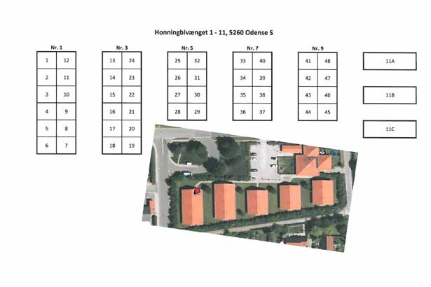 Lejlighed på 25 m2 i Odense S, Honningbivænget 