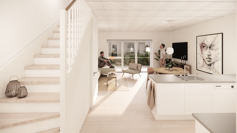 Lejlighed på 101 m2 i Årslev, Takvingen 