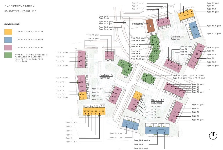 Lejlighed på 101 m2 i Årslev, Takvingen 