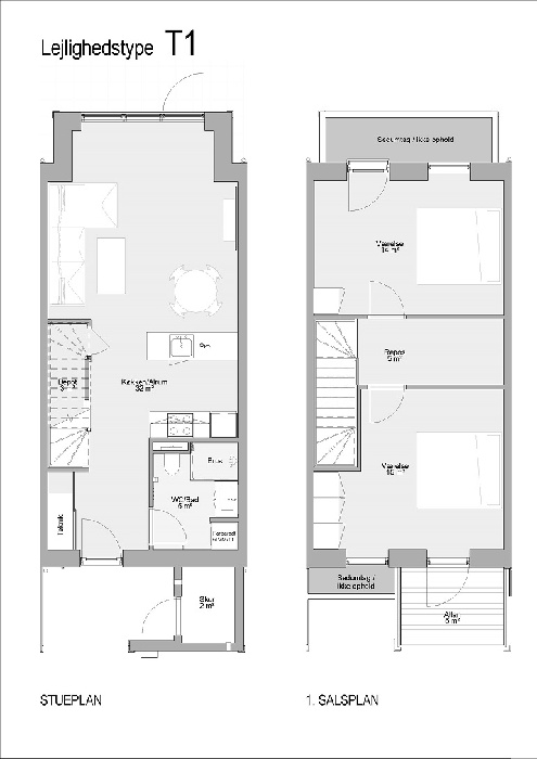 Lejlighed på 90 m2 i Årslev, Takvingen 