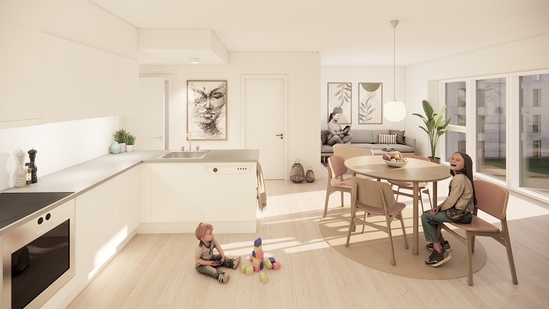 Lejlighed på 81 m2 i Årslev, Admiralen 