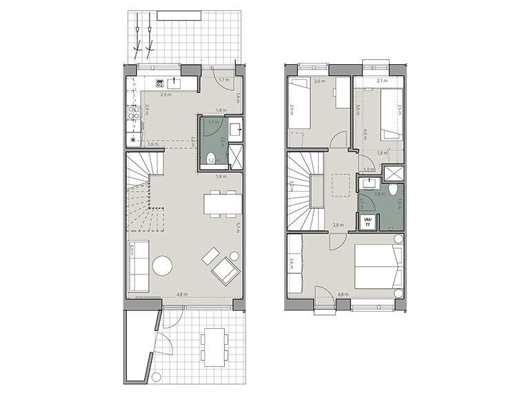 Lejlighed på 100 m2 i Odense C, Skt. Jørgens Stræde 