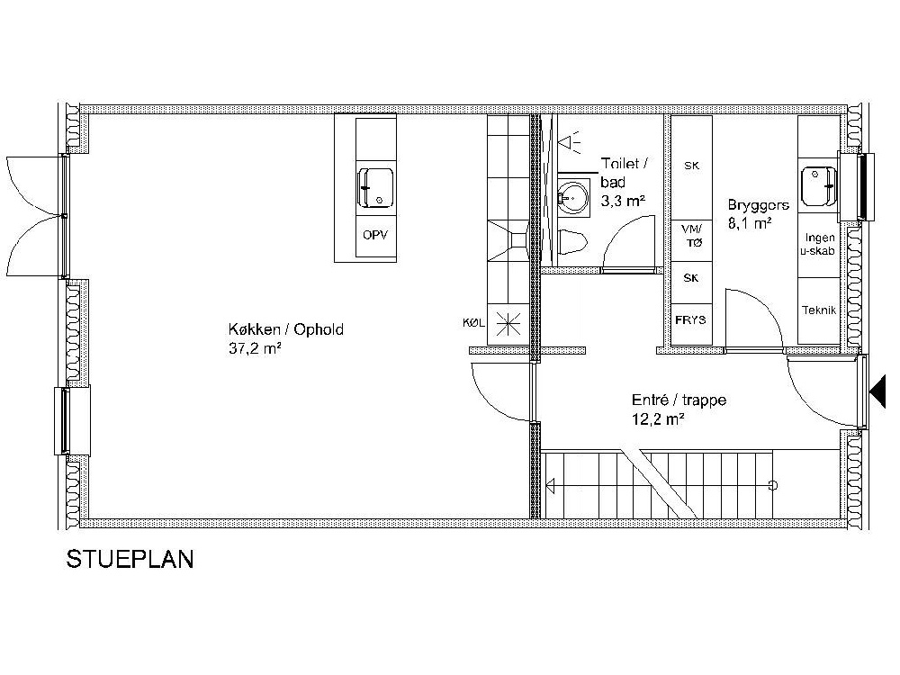Lejlighed på 129 m2 i Odense SV, Sanderumvej 